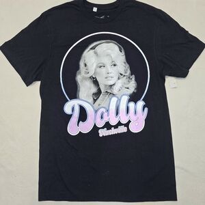 DOLLY PARTON NASHVILLE Dollywood Black T SHIRT Size Small Country Music NWT